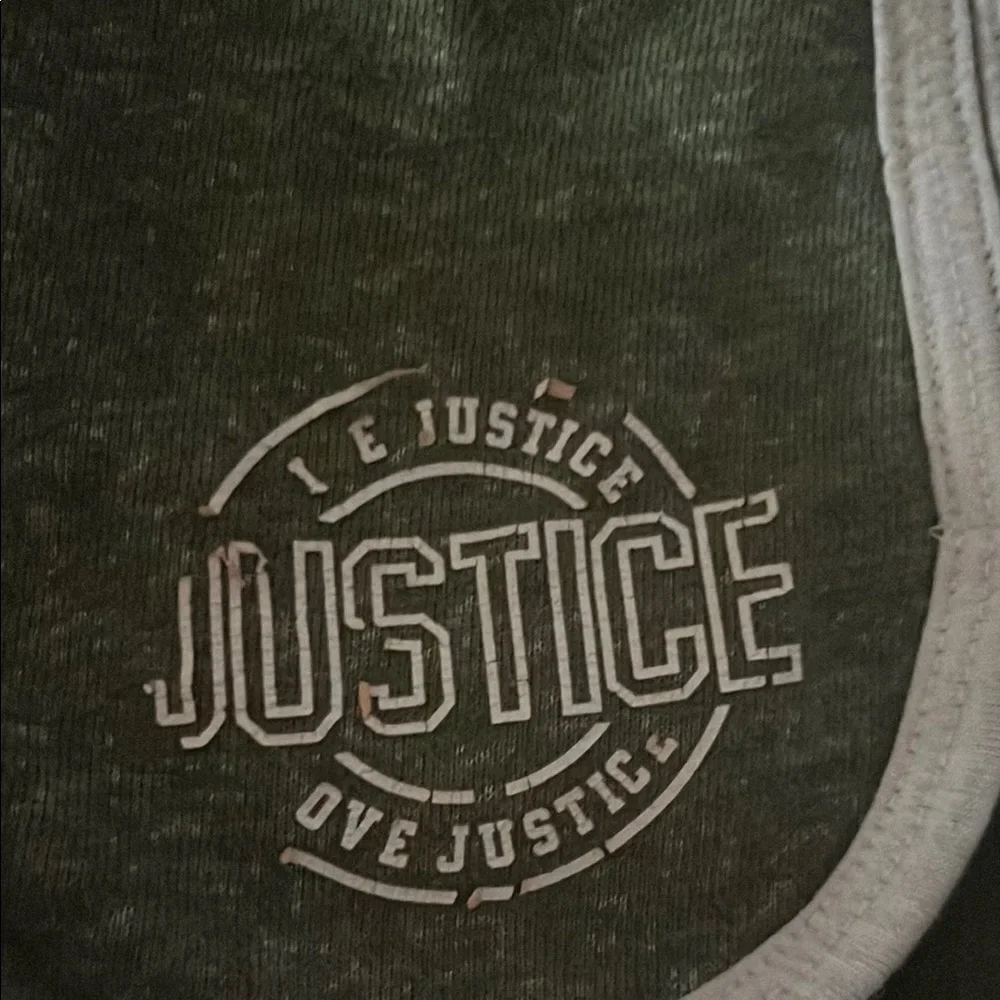 Justice Green Athletic Shorts with Drawstring Waistband